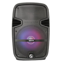 Cabina De Sonido Parlante Portatil Con Bluetooth Y Luces Led