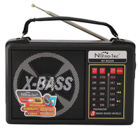 Radio Portatil 3 Bandas Analogo Con USB Y Micro SD