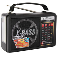 Radio Portatil 3 Bandas Analogo Con USB Y Micro SD