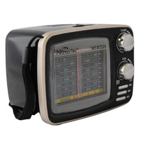 Radio Portatil 8 Bandas Analogo Con Axiliar Y USB