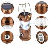 Linterna De Camping Recargable LED Y Asa Portátil