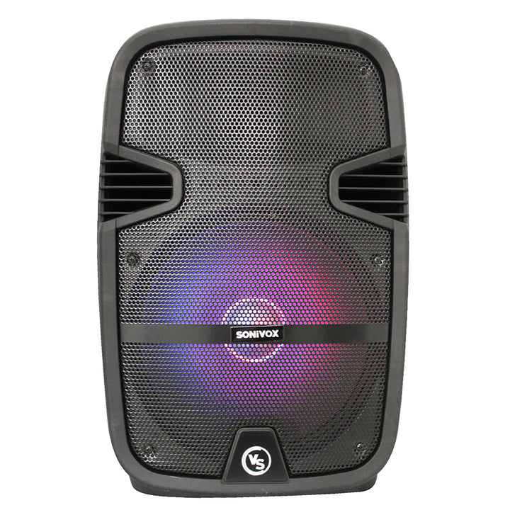 Cabina De Sonido Parlante Portatil Con Bluetooth Y Luces Led
