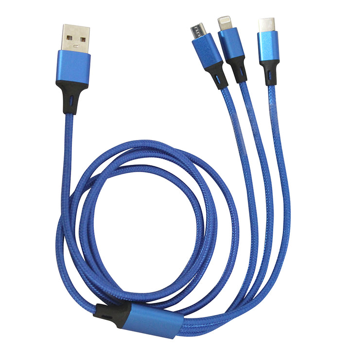 Cable De Carga Rápida y Datos Para V8-Iphone-Tipo C