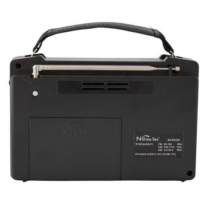 Radio Portatil 3 Bandas Analogo Con USB Y Micro SD