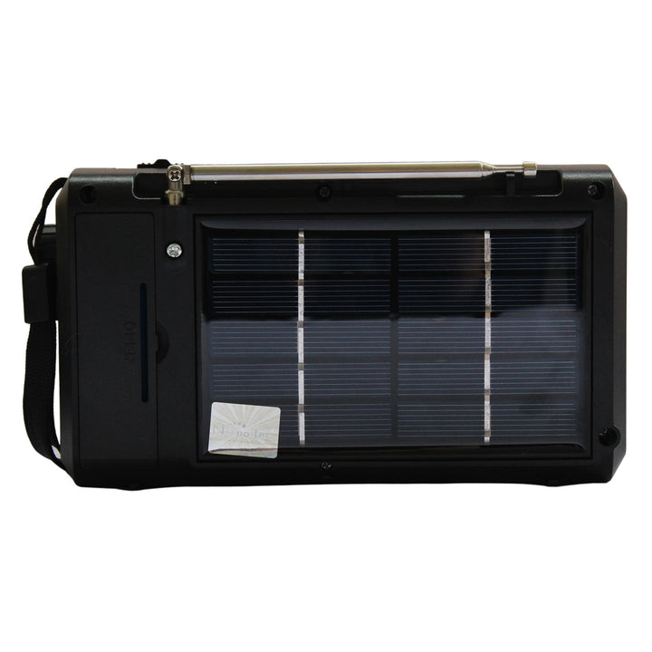 Parlante Bafle Bluetooth Portatil Recargable Radio FM Con Panel Solar