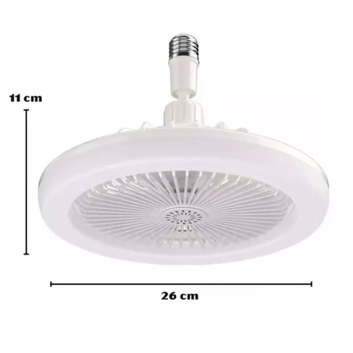 Bombillo Ventilador LED Techo Con Control Remoto