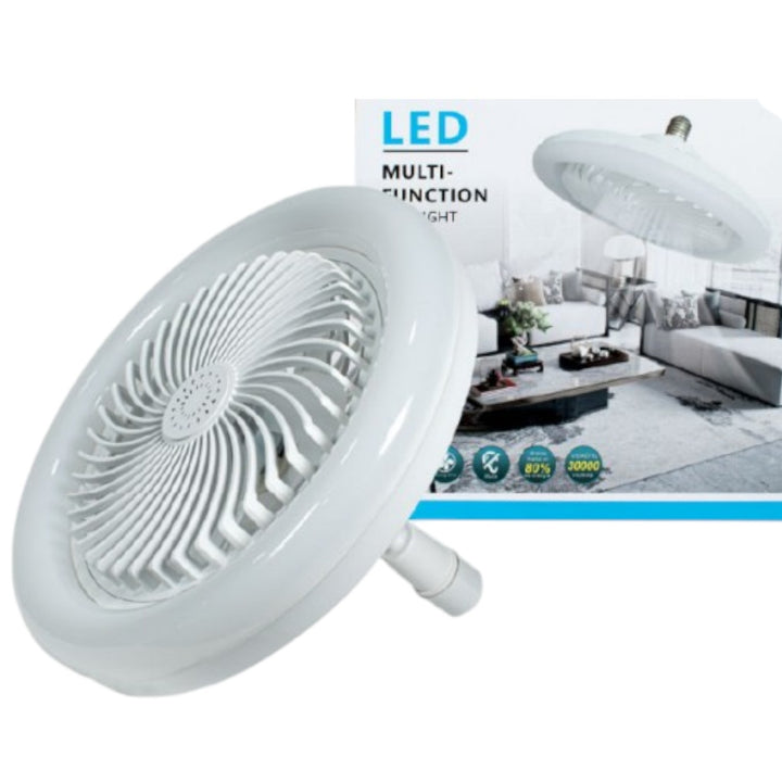 Bombillo Ventilador LED Techo Con Control Remoto