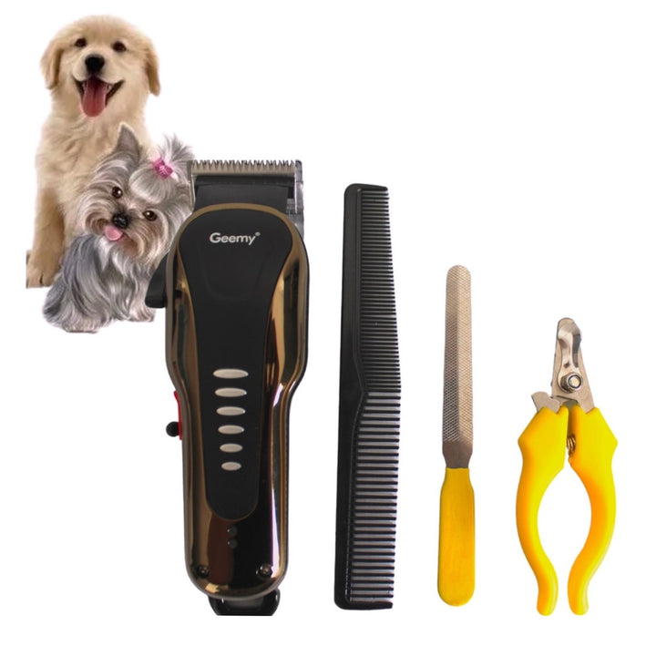 Corta Pelo Inalámbrico Para Mascotas Con Accesorios