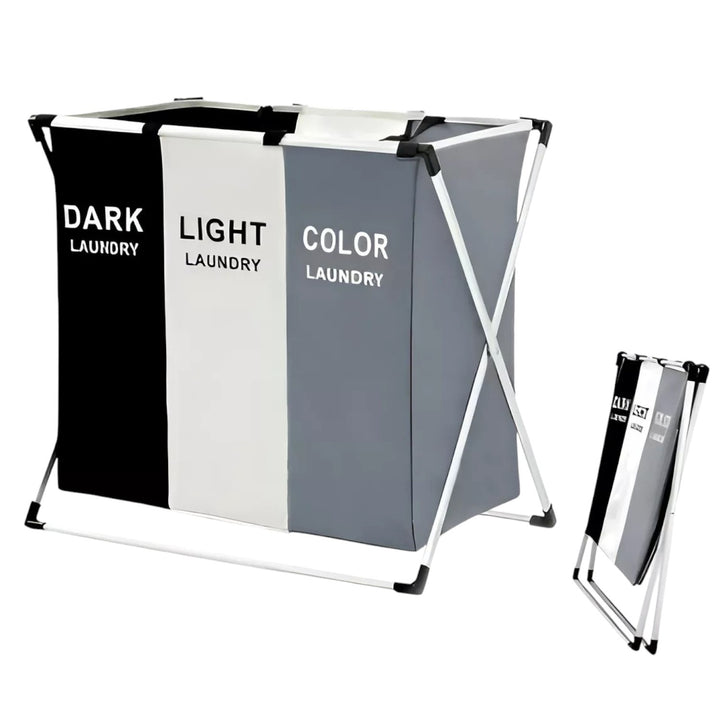 Organizador Ropa Sucia Plegable 3 Compartimientos