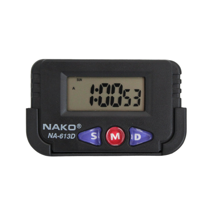 Reloj Digital Portátil Para Auto Con Pantalla LCD